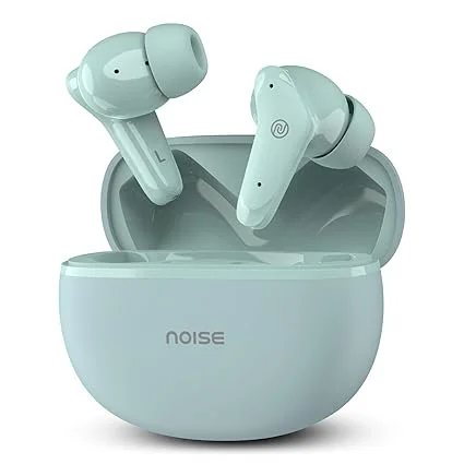 Noise Buds VS102 Plus Truly Wireless Earbuds with Sleek Flybird Design 70 Hours Total Playtime Quad Microphone with ENC for Crystal-Clear Calls, InstaCharge Fast Charging 10 Min = 120 Min Playback| Bluetooth V5.3, Touch Controls, IPX4 Water-Resistant image 1