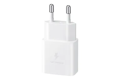 Samsung Original 15W Fast Charging Travel Adapter USB Wall Charger White for Android Smartphones with Safe Charging Protection thumbnail 1