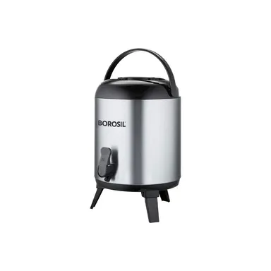 Borosil 5.7L Stainless Steel Hydra Wonder Jug | Hot & Cold PU Foam Insulated Travel Jug | Leakproof, Wide Mouth with 2 Cups | Perfect for Outdoor & Car Trips thumbnail 1