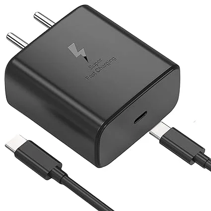 45W GaN Type-C Fast Charger for Samsung Galaxy S25/S24/S23/S22/S21/S20 (Ultra/Plus/FE), A56/A55/A35, M56/M35/M16 S, M, F, Z, A Series and Other USB-C Devices | Compact, Travel-Friendly, High-Speed Charging with Safety Protection image 1
