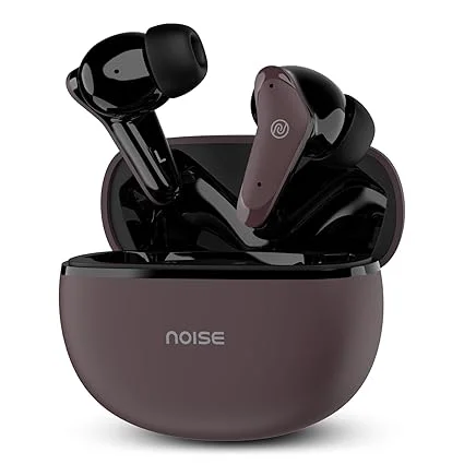Noise Buds VS102 Plus Truly Wireless Earbuds with Flybird Design, 70H Total Playtime, Quad Microphones with ENC, InstaCharge (10 Minutes Charging = 120 Minutes Playback), Bluetooth V5.3, Deep Wine Color – Premium TWS Earphones for Calls, Music, Gaming, image 1