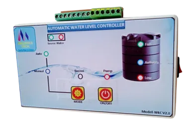 Automatic Water Level Controller Model WLC V2.0 with Float Sensors Efficient Pump Control Overhead & Sump Tank Water Management Dry Run Protection thumbnail 0
