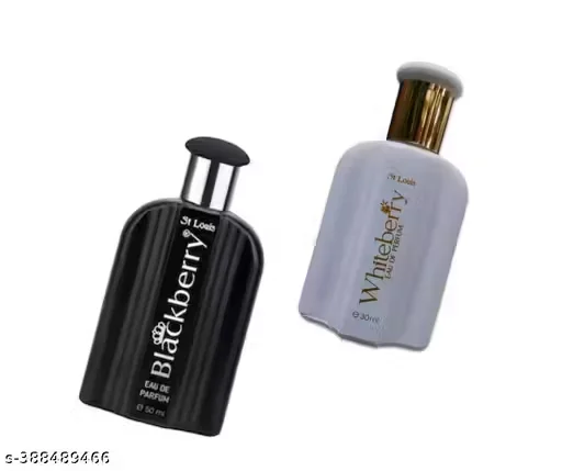 Blackberry 50ml & Whiteberry 30ml Unisex Long Lasting Fruity Fresh Perfume Combo Body Spray Set Best Daily Wear Fragrance India image 2