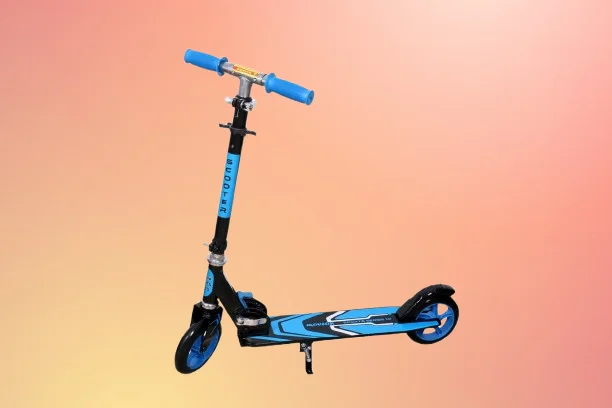 Foldable Adjustable Height Kids Scooter Blue Black | Lightweight Sturdy Kick Scooter 3‑Wheel / 2‑Wheel | Adjustable Handlebar for 3–12 Years Outdoor Fun & Safe Ride image 1