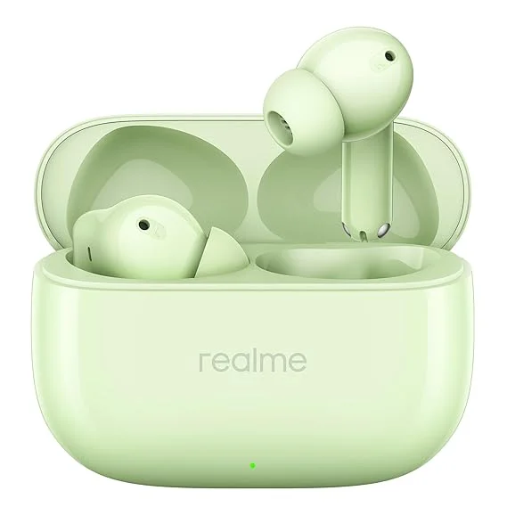 realme Buds T110 True Wireless Earbuds with ANC - Energizing Green image 1