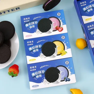 Kawaii Fancy Sandwich Biscuit Eraser for Kids - (Pack of 1 , 2 Erasers) thumbnail 2