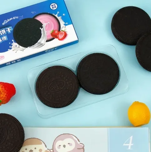 Kawaii Fancy Sandwich Biscuit Eraser for Kids - (Pack of 1 , 2 Erasers) image 1