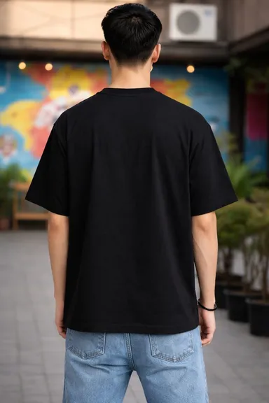 Confusion Drip – Urban Streetwear Oversized T-Shirt thumbnail 1