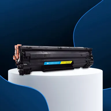 ZEBRONICS LPC925 Laser Printer Toner Cartridge | Compatible with HP LJ P1100 P1102 P1102w, Pro M1132 M1210 M1212 1214 M1217 M1218 M1219, Canon LBP6000 6018 6030 6040 6030w, Canon MF3010 | High Yield Black Toner thumbnail 1