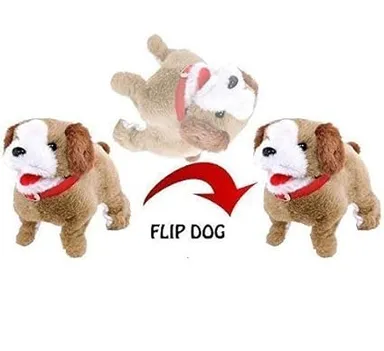 Besties Fantastic Puppy Back Flip Jumping Dog Soft Toy for Kids Battery Operated Plush Running Jumping Flipping Puppy Toy for Boys Girls Birthday Gift India thumbnail 3