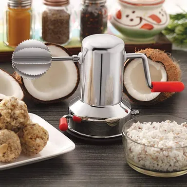 Coconut scrapers Machine Manual Steel For Home & Kitchen Use thumbnail 0