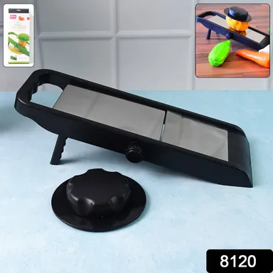 Supermom Adjustable Plastic Slicer, 1-Piece, Black / Silver thumbnail 1