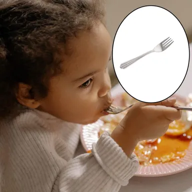 Small Dinner Fork for home and kitchen. (set of 8Pc) thumbnail 0