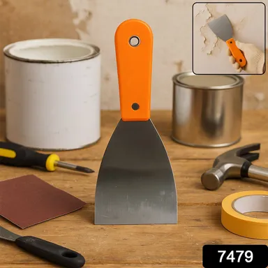 Putty Knife Set with Soft Rubber Handle (1 Pc) thumbnail 1