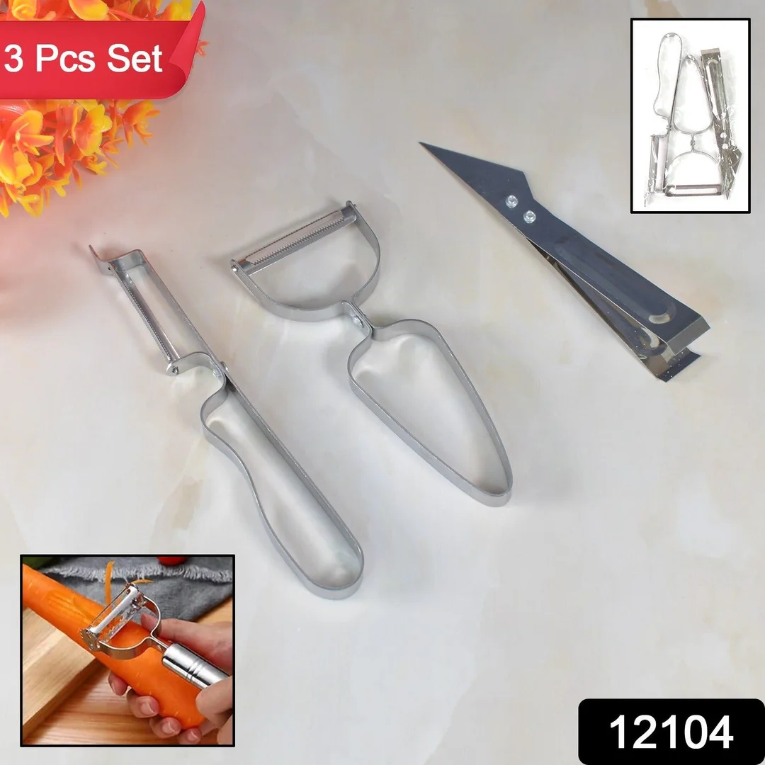 Multifunctional Peeler, Grater for Vegetable Fruit (3 Pcs Set) image 2