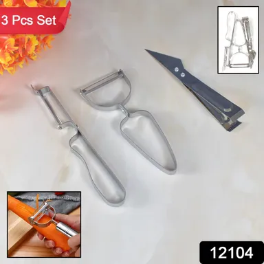 Multifunctional Peeler, Grater for Vegetable Fruit (3 Pcs Set) thumbnail 1