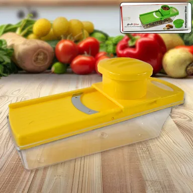 Big Multipurpose Vegetable and Fruit Slicer (Yellow / 1 Pc) thumbnail 0