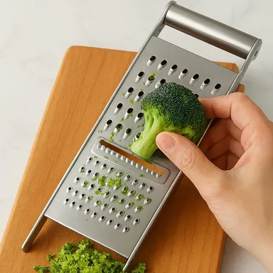 Apex Stainless Steel Grater & Slicer (3 in 1) thumbnail 0