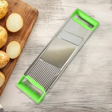 Apex Stainless Steel Vegetable Slicer (2-in-1) thumbnail 0