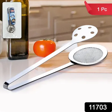 Apex Stainless Steel Skimmer Serving Tong thumbnail 1