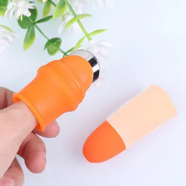  Pair V-Shaped Thumb Cutter Peeler with Protective Storage Box – Multi-Purpose Handy Kitchen Tool for Effortless Peeling of Fruits, Vegetables, Garlic, and Ginger – Ideal for Home, Office, and Travel Use thumbnail 0