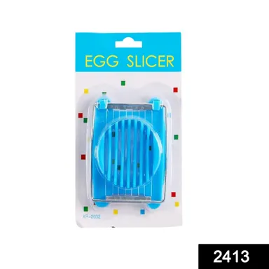 Plastic Multi Purpose Egg Cutter / Slicer with Stainless Steel Wires thumbnail 1