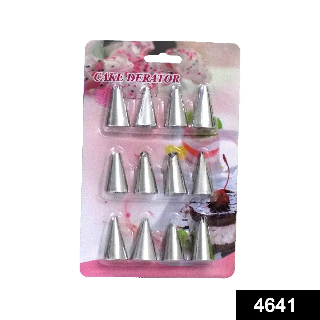 Cake Decorating Stainless Steel Nozzle (12pcs) image 2