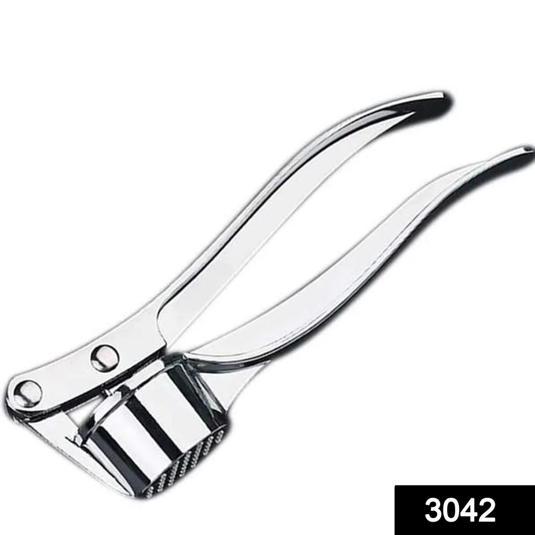 Stainless Steel Garlic Press Crusher ,Crusher ,Squeezer ,Masher ,and Lemon Juicer image 2