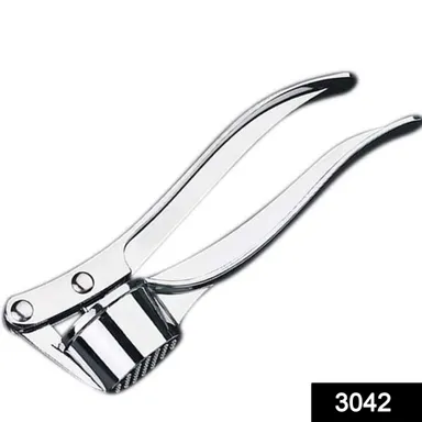 Stainless Steel Garlic Press Crusher ,Crusher ,Squeezer ,Masher ,and Lemon Juicer thumbnail 1