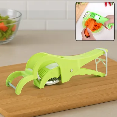 2-in-1 Vegetable Peeler and Slicer Tool thumbnail 0
