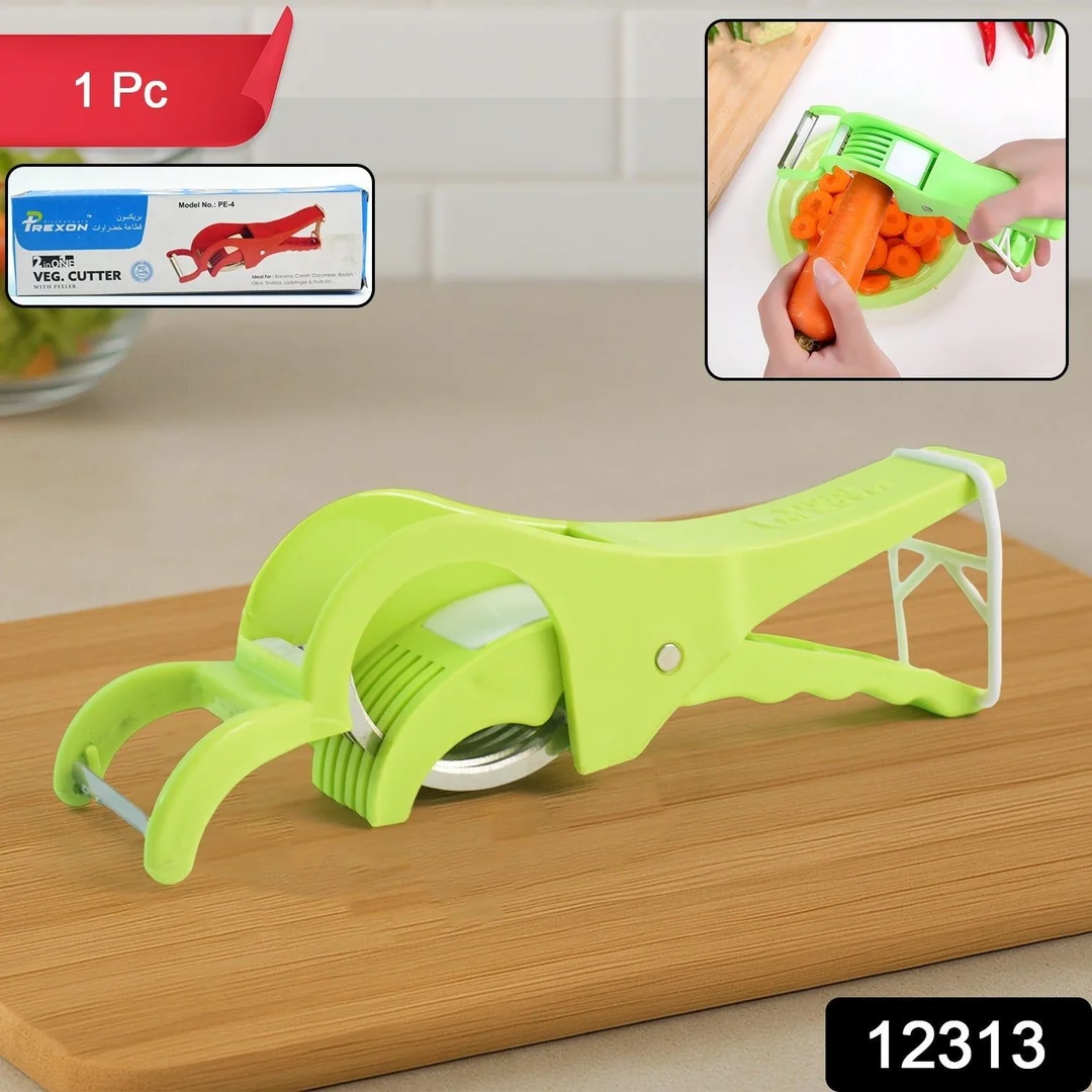 2-in-1 Vegetable Peeler and Slicer Tool image 2
