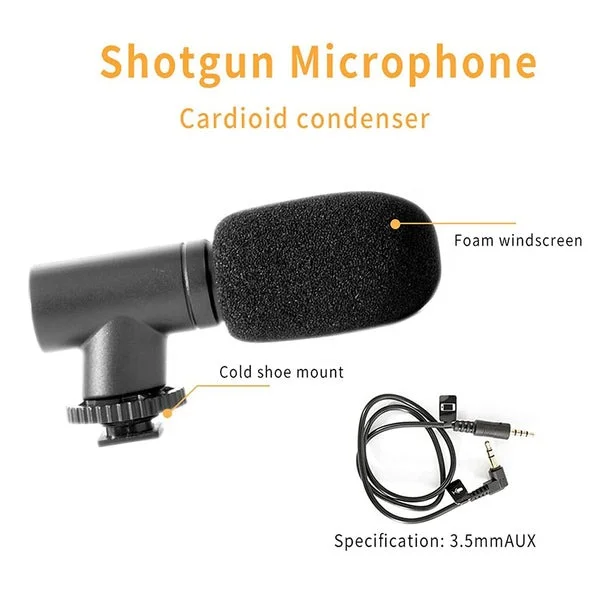 Professional Vlogging Kit for Video Making with Mini Tripod, Microphone, LED Ring Light and Mobile Phone Holder Clip, Portable YouTube Instagram Reels Content Creator Starter Kit India image 2