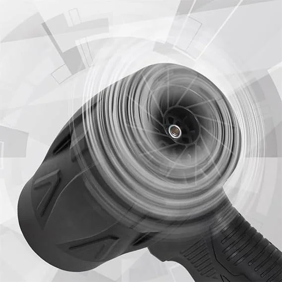 BIXMK Cordless Turbo Jet Blower – Super Power Air Duster with Stepless Speed Control, 6600Pa High-Pressure Car Dryer | Air Blower for Cars, Bikes, Home Cleaning, Garden | Outdoor Use Black image 5