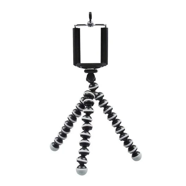6 Inch Gorilla Flexible Tripod Stand with 360 Degree Rotation, Bendable Legs Mini Camera Stand with 1/4 Inch Screw Mount for DSLR Action Camera Mobile Phone Travel Vlogging India image 2