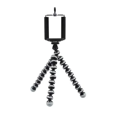 6 Inch Gorilla Flexible Tripod Stand with 360 Degree Rotation, Bendable Legs Mini Camera Stand with 1/4 Inch Screw Mount for DSLR Action Camera Mobile Phone Travel Vlogging India thumbnail 1