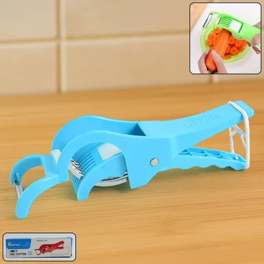2-in-1 Multipurpose Handheld Vegetable Cutter thumbnail 0