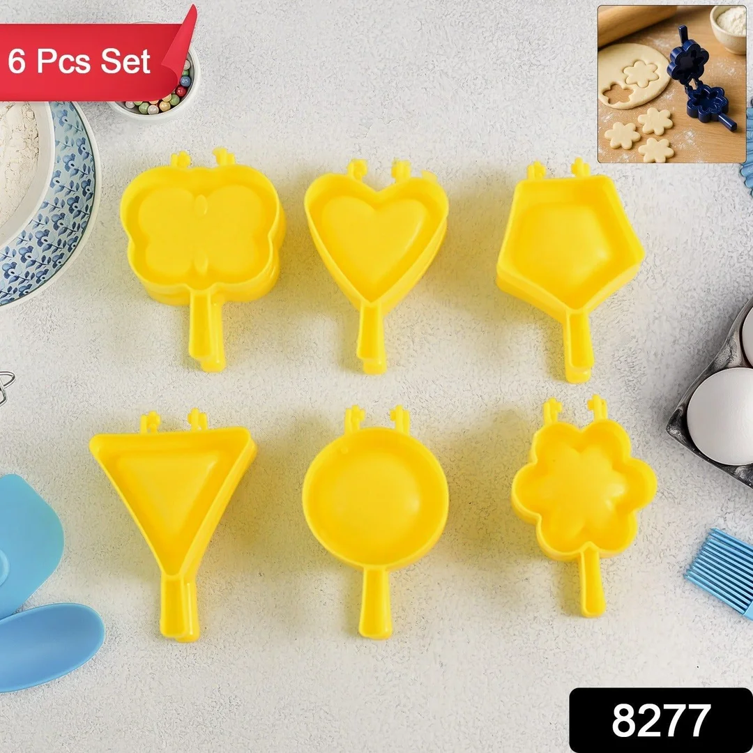 Plastic Cookie Cutter Mould Set (6 Pc) image 2