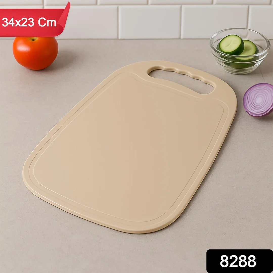 Durable Plastic Chopping Board 34x23 cm (1 Pc) image 2