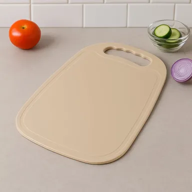 Durable Plastic Chopping Board 34x23 cm (1 Pc) thumbnail 0