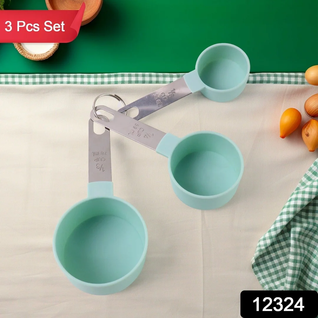 Measuring Cups Set 1/3 Cup (78 ml), 1/4 Cup (59 ml), 1/8 Cup (30 ml) image 2