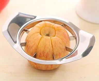 Stainless Steel Apple Cutter / Slicer with 8 Blades and Handle thumbnail 1