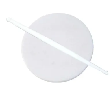 White Plastic Rolling Belan for Chapati Making thumbnail 1