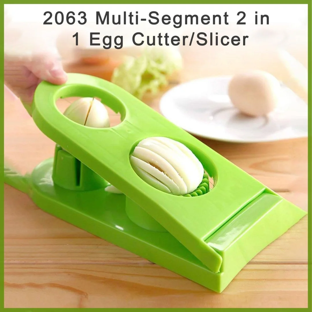 Multi-Segment 2 in 1 Egg Cutter / Slicer image 2