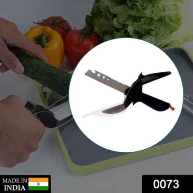 Stainless Steel 4 in 1 Clever Cutter, Black thumbnail 1