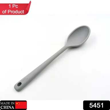Silicone Spoons for Cooking - Large Heat Resistant Kitchen Spoons (32 cm) thumbnail 1