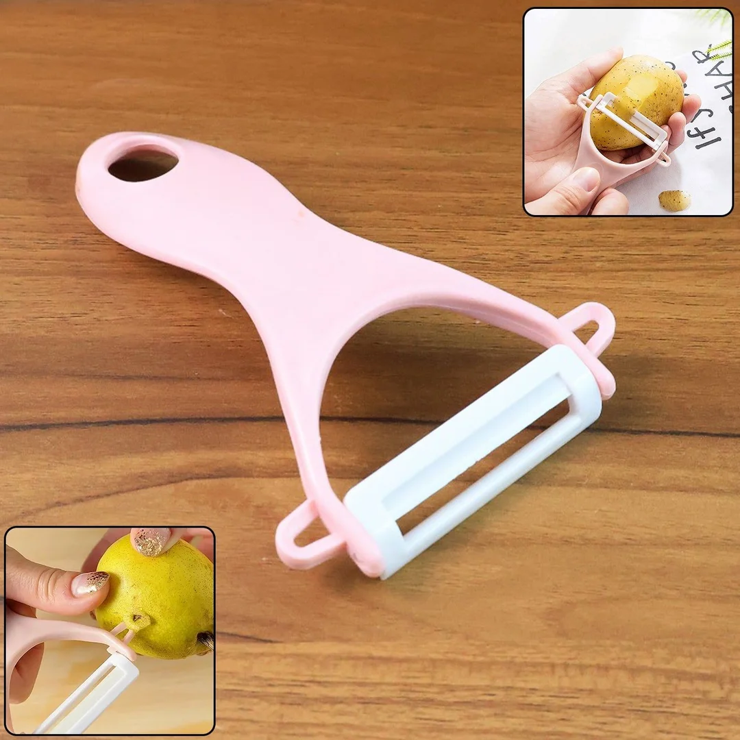 Premium Stainless Steel Blade Universal Kitchen Peeler | Professional and Household Vegetable, Fruit, and Potato Peeling Tool | Ergonomic Grip, Durable and Easy-to-Clean 1 pc image 1