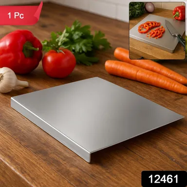 Premium Stainless Steel Anti-Bacterial Chopping Board for Kitchen (1 Pc) thumbnail 1