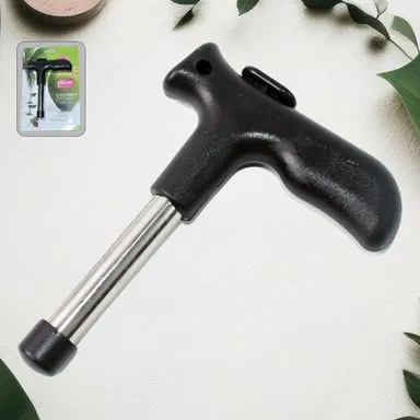 Supermom Coconut Opener Tool with Ergonomic Handle (1 Pc) thumbnail 0