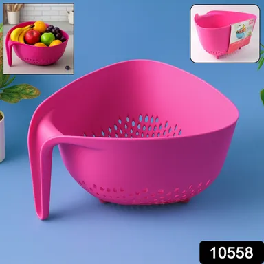 Supermom Plastic Premium Multipurpose Triangular Kitchen Colander (1 Pc) thumbnail 1