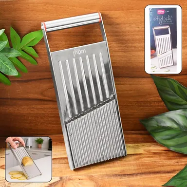 Supermom Stylish Stainless Steel Vegetable & Fruit Slicer thumbnail 0